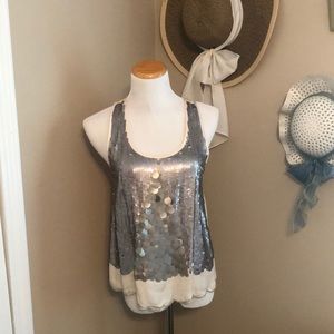 Sparkle & Fade sequin tank